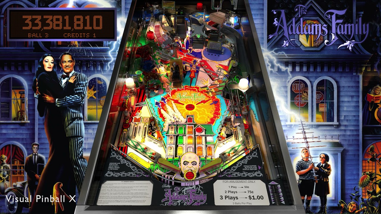 Addams Family   Pinball Arcade vs  Visual Pinball X