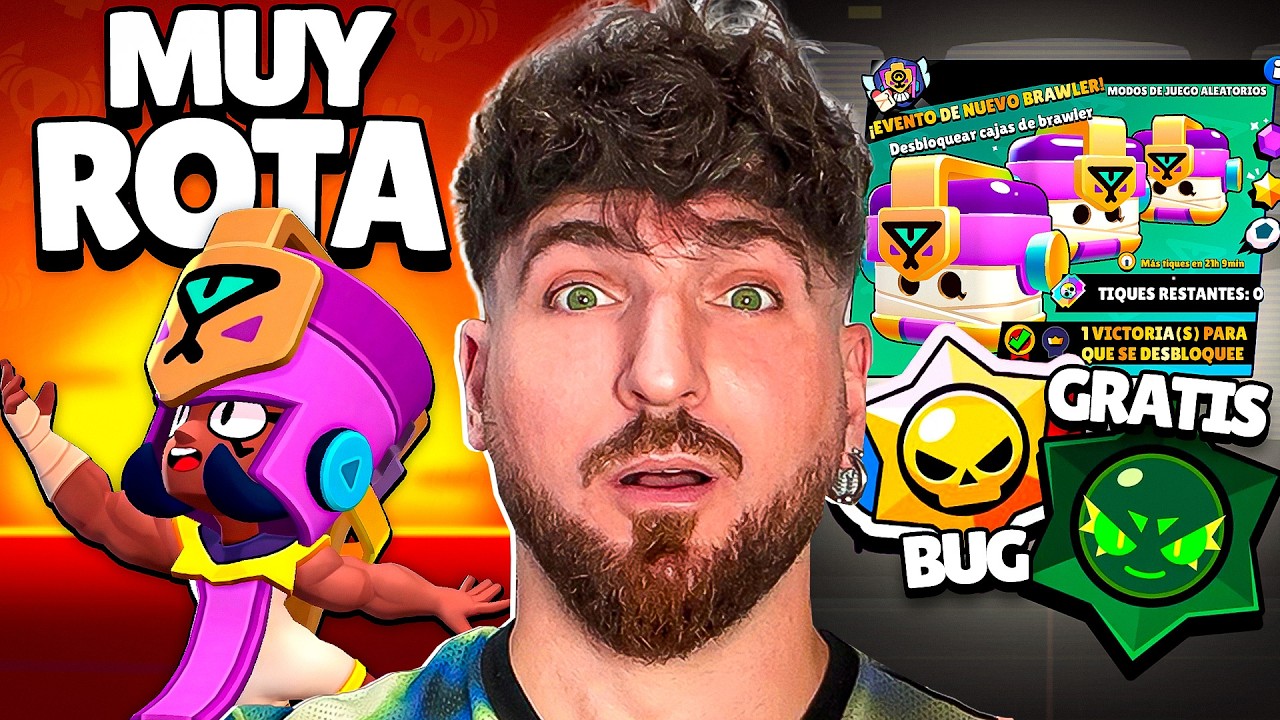 MEJOR ANIMACION DE BRAWLER ? MECANICA OCULTA DE NAJIA ? BUG Y DROP GRATIS en BRAWL STARS