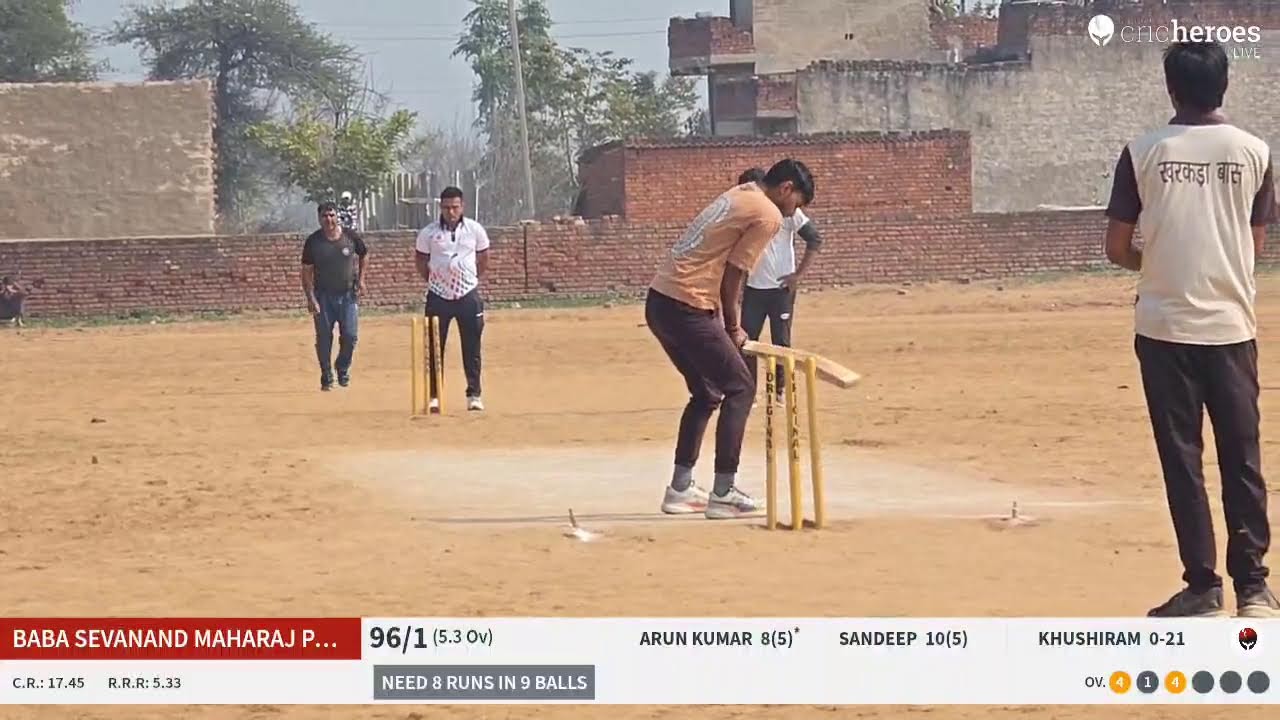 Kharkra bas vs Baba Sevanand Maharaj Pathera live cricket match | Bahala Cricket Tournament  live -