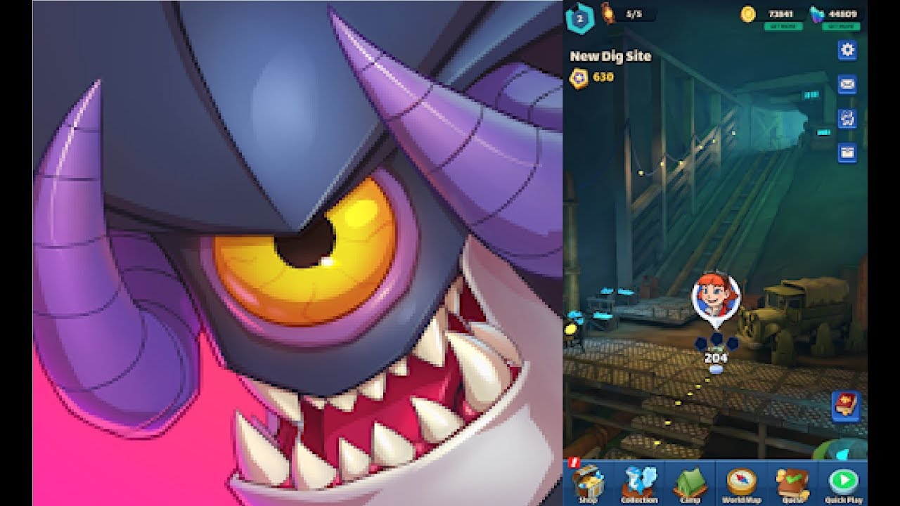 Mana Monsters - Legend of the Moon Gems GamePlay - Android,iOS / Role Playing / Mobile