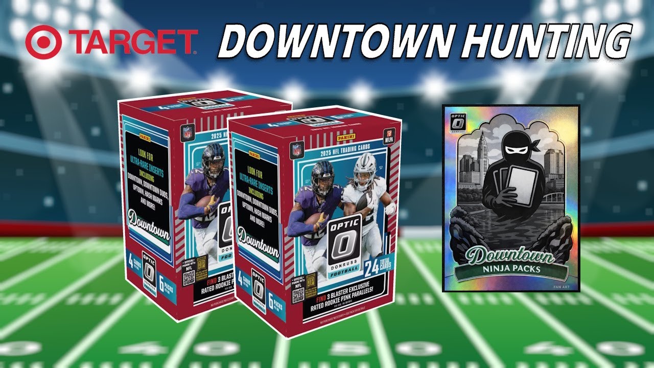 🎯 2025 Target Optic Football Blaster Opening | Downtown/Uptown Chase!