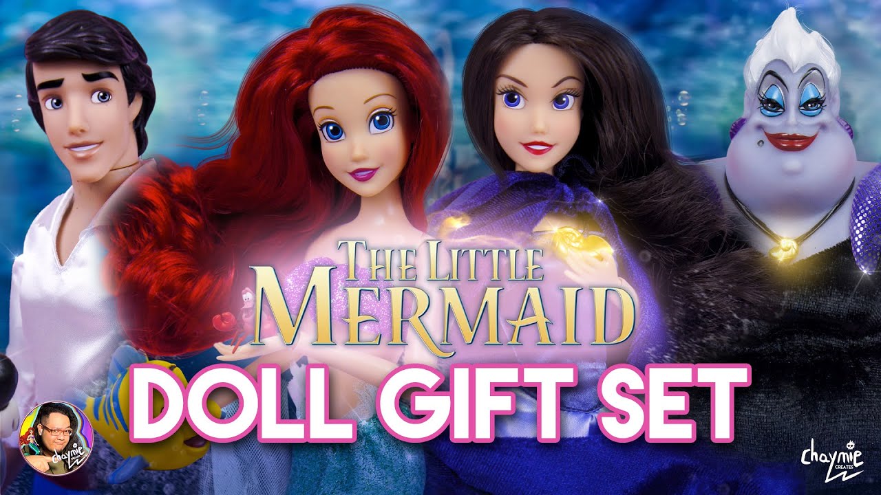 THE LITTLE MERMAID Deluxe Doll Set (2022) with VANESSA Doll - REVIEW & UNBOXING | Disney Store