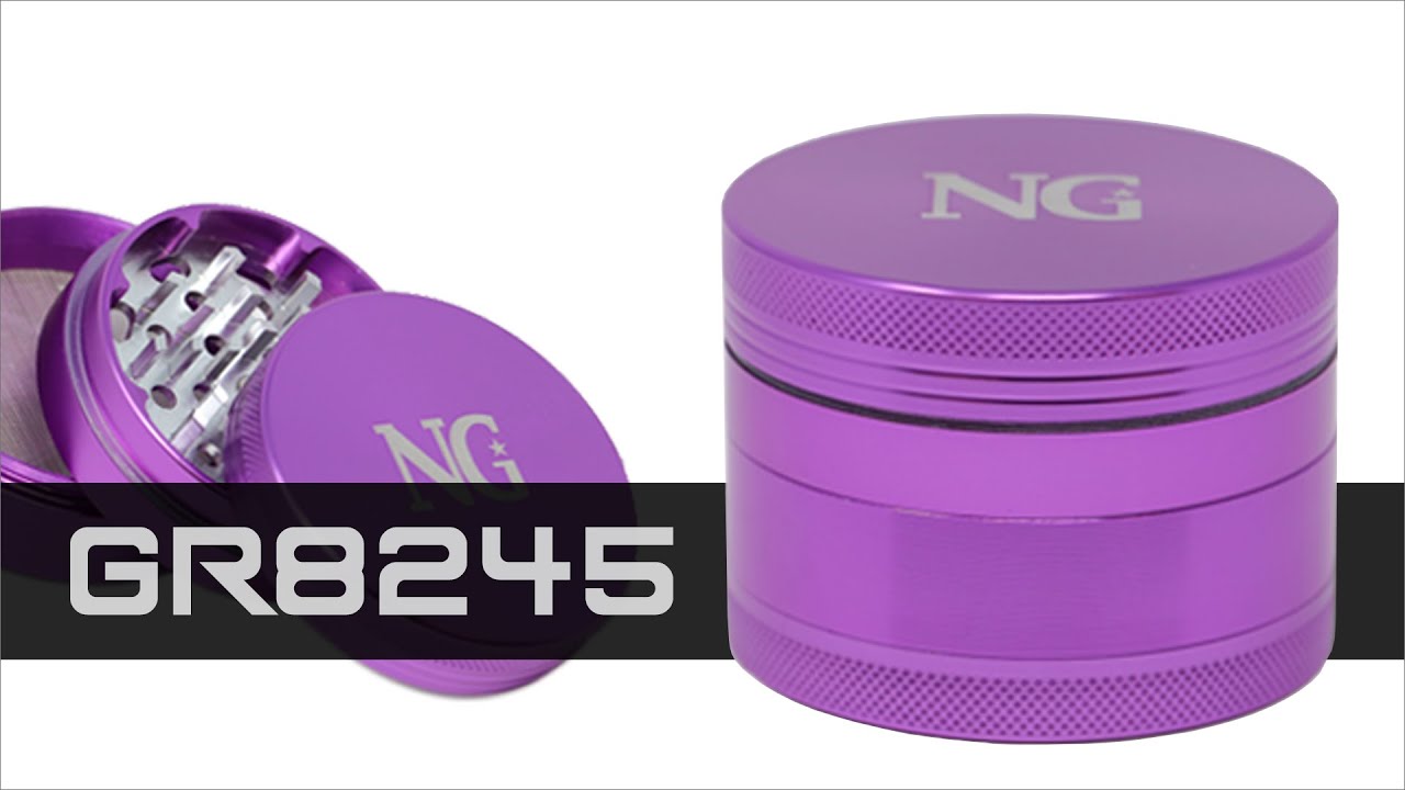 GR8245 | NG NICEGLASS 4-Piece Large Aluminum Grinder