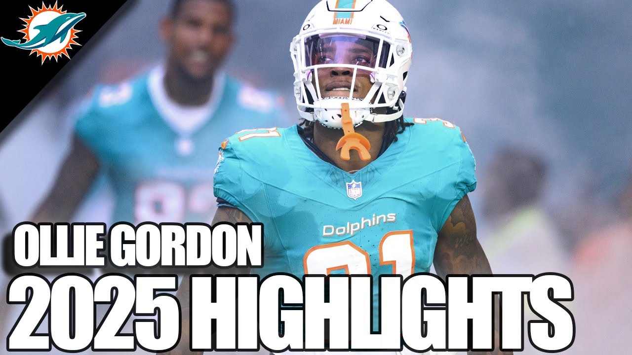 Ollie Gordon Rookie Highlights | 2025 - 2026 NFL Season - Dolphins
