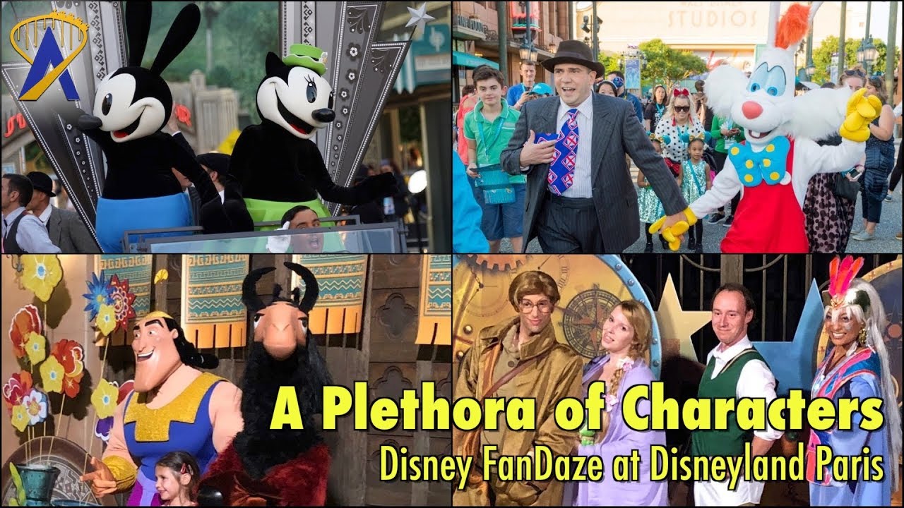 A Plethora of Disney Characters Meet Fans during Disney FanDaze at Disneyland Paris