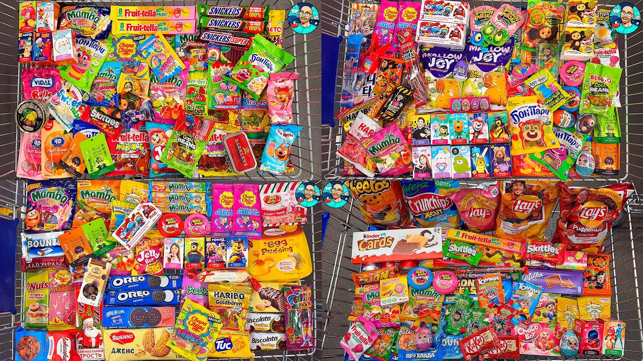 Море Конфет и Сладостей 🍬 Маша и Медведь, Hello Kitty, Роблокс, Haribo, M&M's, Oreo, Fruit-tella