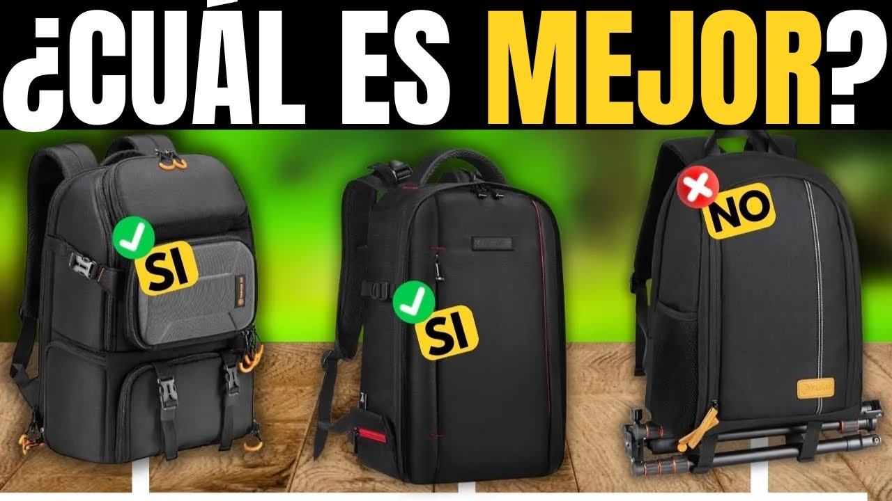Las Mejores Mochilas Para Fotografía Del 2025 [NO Compres uno Antes de Ver Esto]