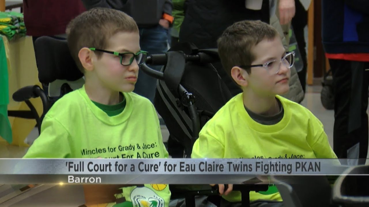 Hope for a cure: Barron community raises money for Eau Claire twins with PKAN