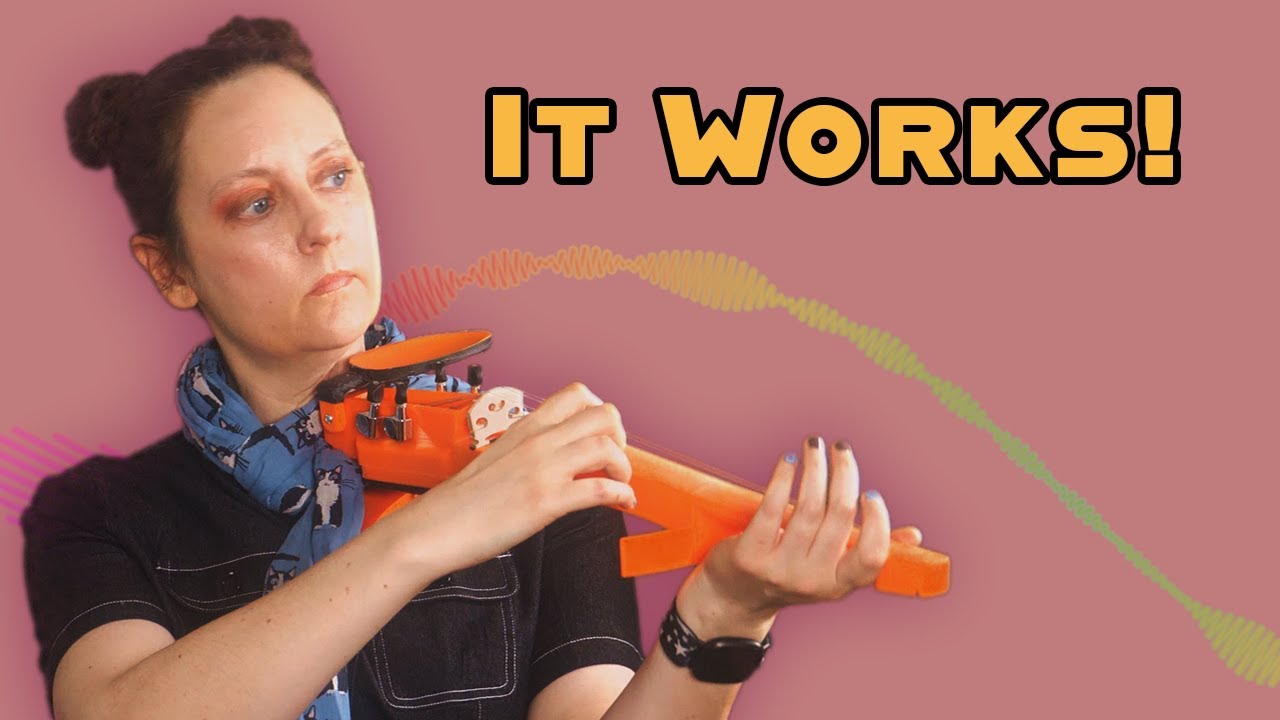 I 3d Printed an Electric Violin!