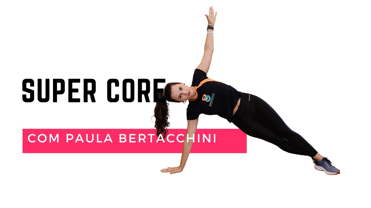 Treino core com Paula Bertacchini