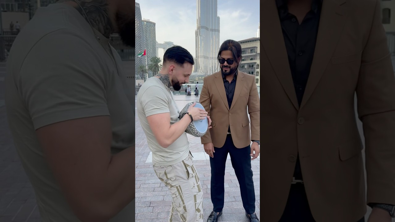 Indian actor beat perfect at darbuka😱 #alrafaelo #darbuka #dubai