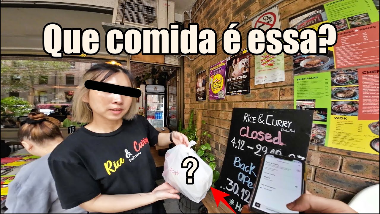 Trabalhando de Uber Eats em Sydney | Fiquei Curioso Para Saber Da Onde Era Essa Comida!