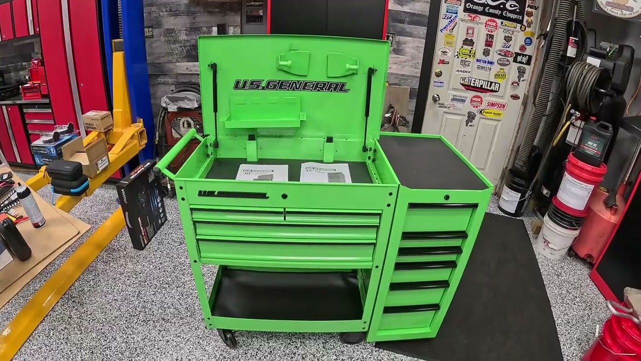 USGeneral tech cart Frankensteined to a Side cabinet and saved a bunch of $