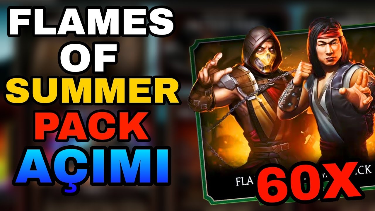 ŞANSIM GERİ DÖNDÜ👀 | 60X Flames of Summer Pack Açımı | Mk Mobile