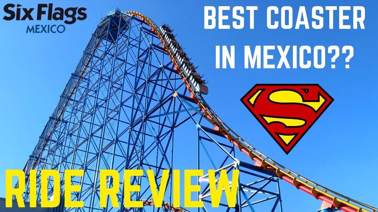 Superman El Último Escape Ride Review - Best Roller Coaster In Mexico?? - Six Flags Mexico