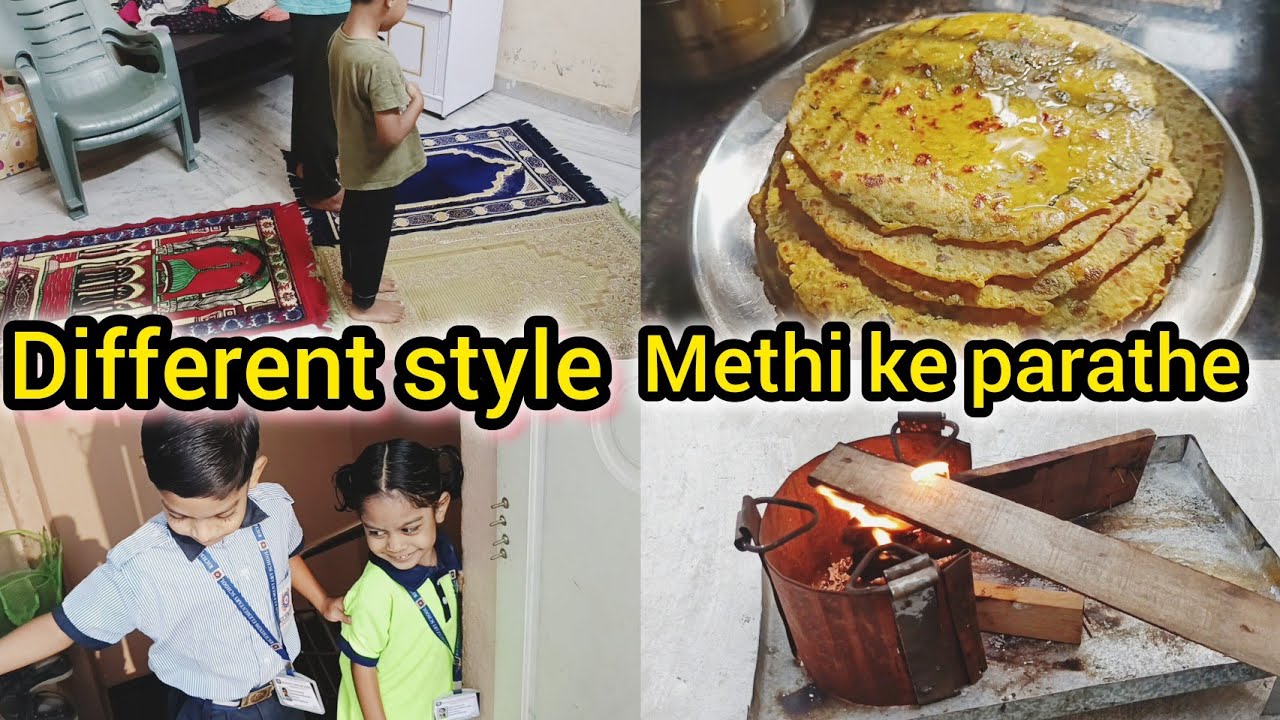 100%ghar me sab tarif karte thakenge nahi| different style methi ke parathe😋| very easy &tasty😋|#mom