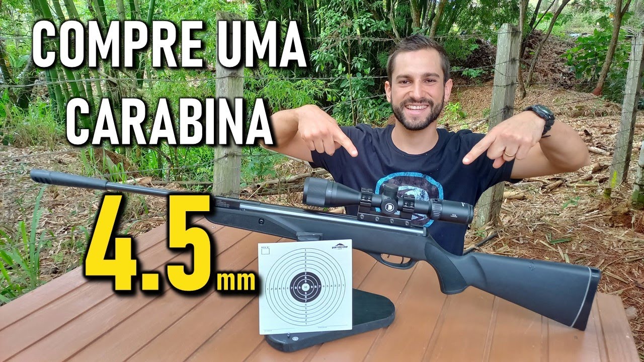 Compre uma Carabina de Pressão 4.5 mm / Muita diversão e economia