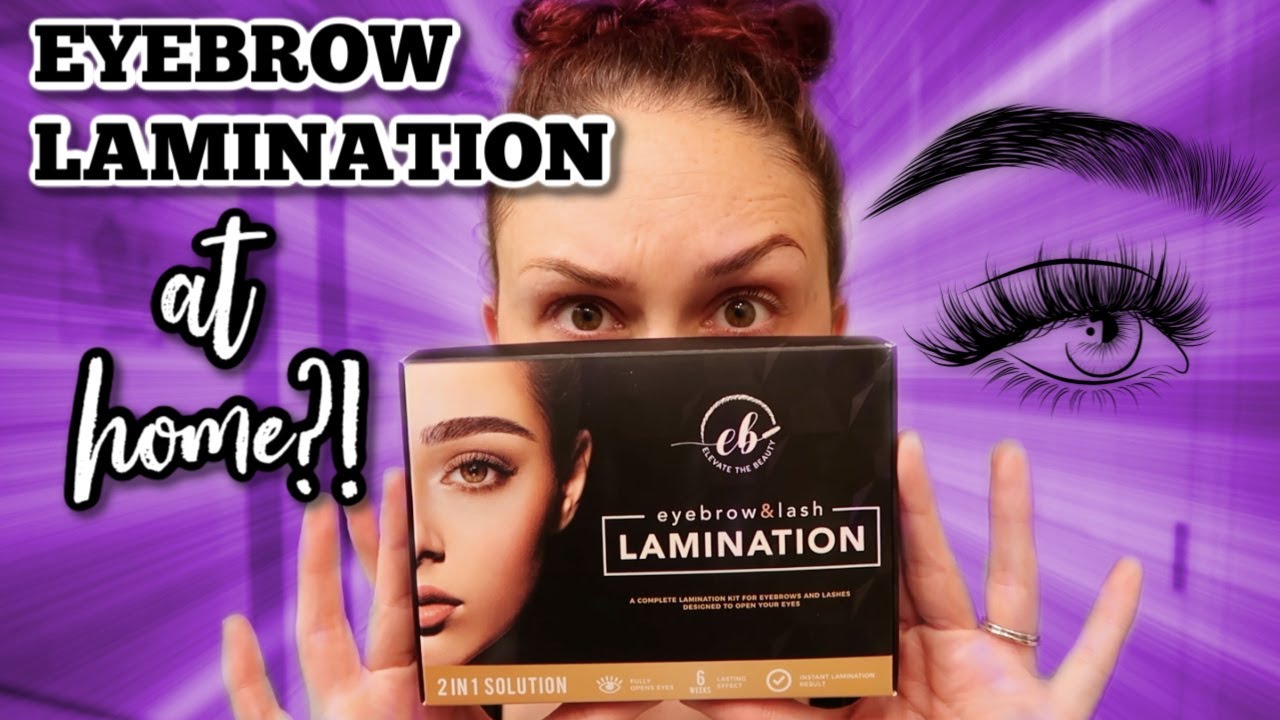 Eyebrow Lamination AT HOME?! Review + First Impressions: Elevate the Beauty (Eyebrow Lamination Kit)