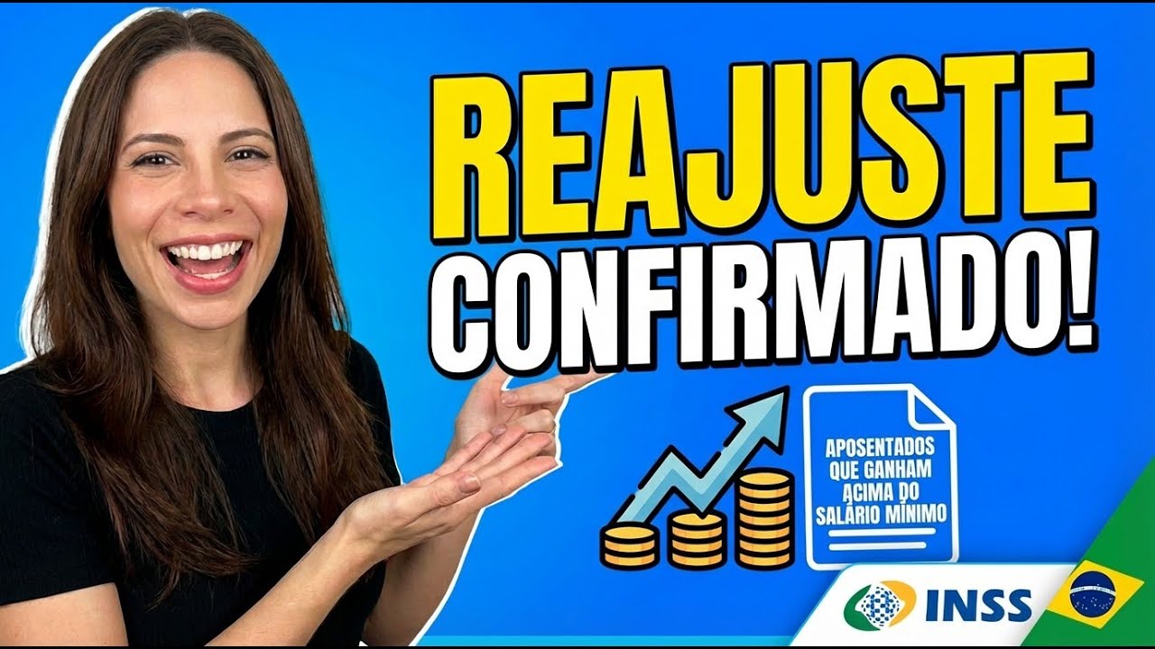 REAJUSTE NOTÍCIA BOA PARA OS APOSENTADOS QUE GANHAM ACIMA DO MÍNIMO