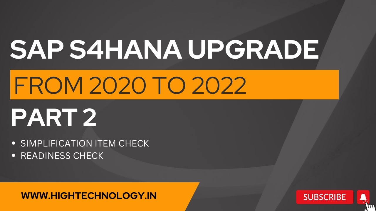Обновление SAP HANA 2020 до S4HANA 2022, часть 2 | Как обновить SAP S/4HANA 2022 — ПРОВЕРКА УПРОЩ...