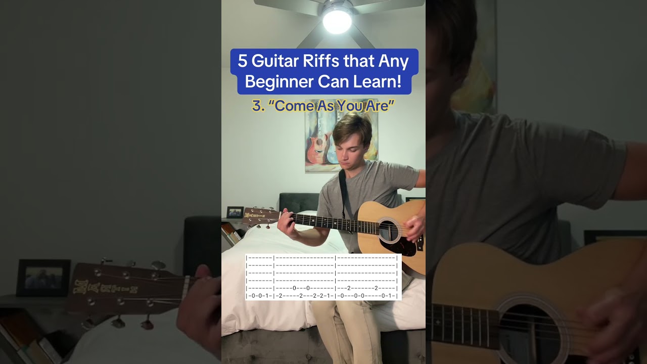 5 риффов, которые каждый может выучить всего за 10 минут 🎸