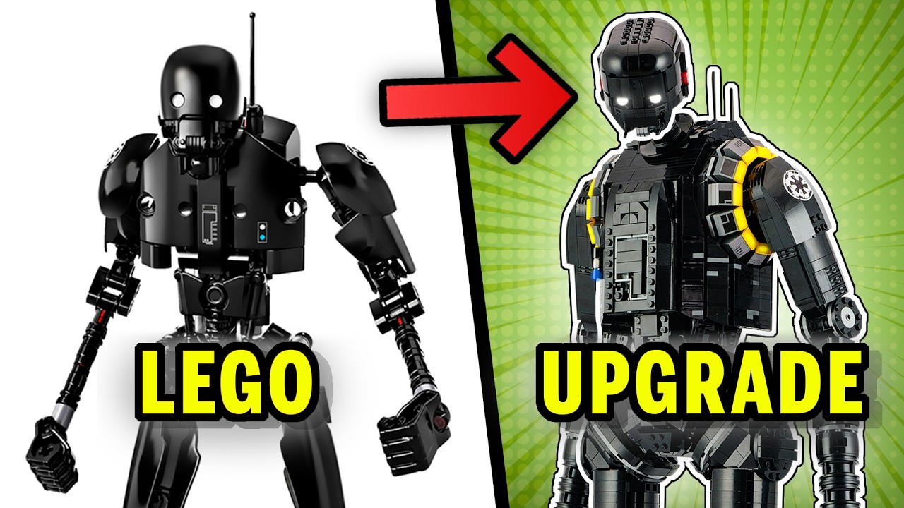 Using K-2SO's LEGO Parts To Build Bionicle MOCs