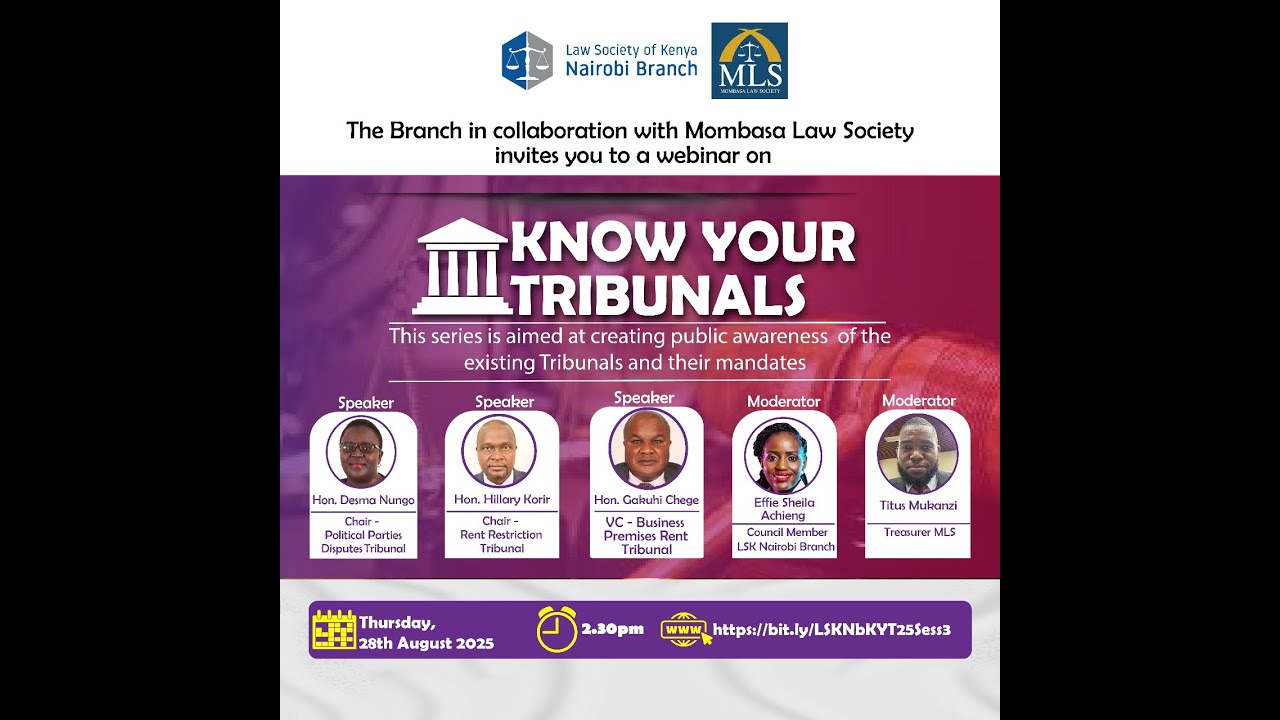 'Know Your Tribunals' 2025 Edition  Session 3