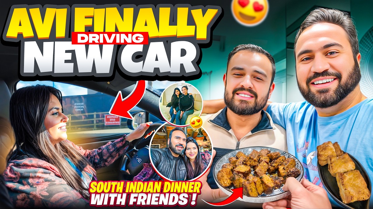 Avi Finally Driving New Electric Car In UK 🔥 | Weekend Vlog 🫶🏻| Indian Youtuber In UK