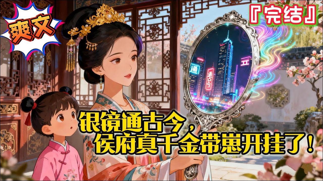 完结《银镜通古今，侯府真千金带崽开挂了！》 带着捡来的儿子谋生，一次意外，女主发现家中银镜似乎成了精。要什么给什么，没见过的食物、工具还有镜妖公子教她的经商暴富之道！#种田 #古代言情 #穿越 #系统