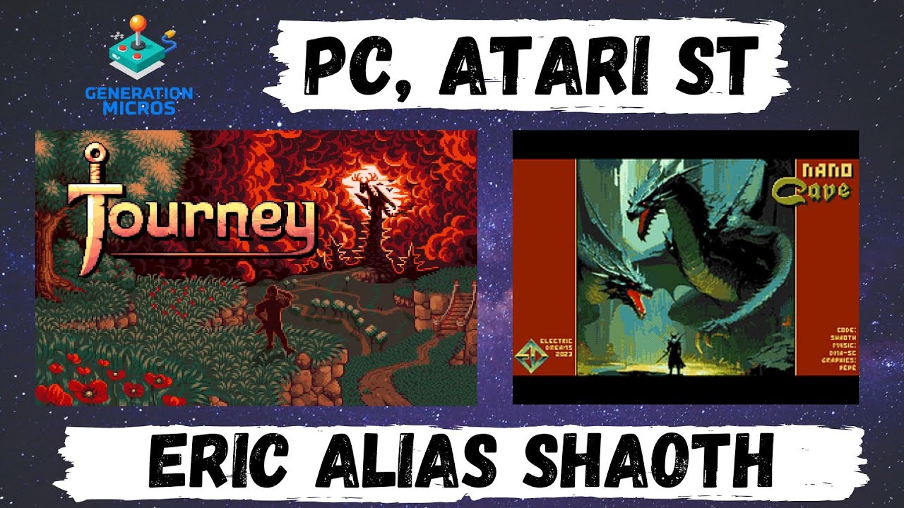 🎤 INTERVIEW: Eric (Shaoth), nous présente ses productions sur PC, Atari ST et Colecovision, Part 1 🎤