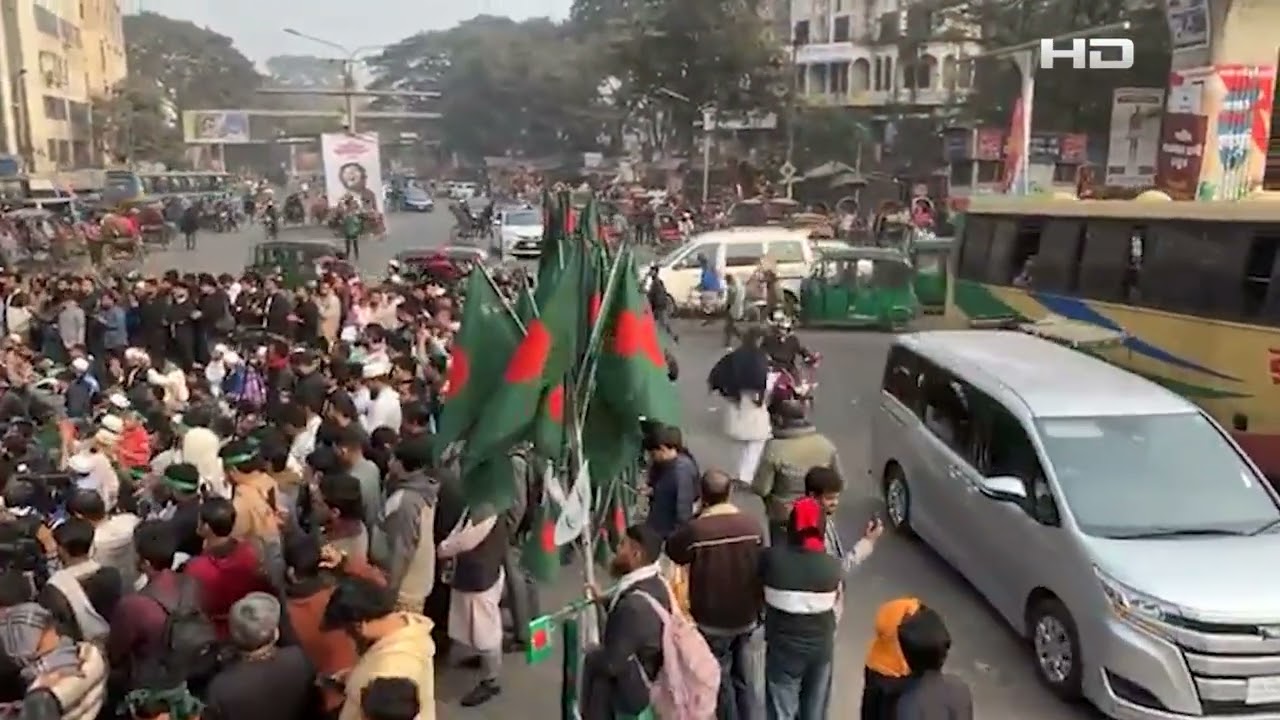 শহীদ ওসমান হা-দী-র হ-ত্যা-র  বিচারের দাবিতে ইনকিলাব  মঞ্চের আ-ল্টি-মেটাম | SATV