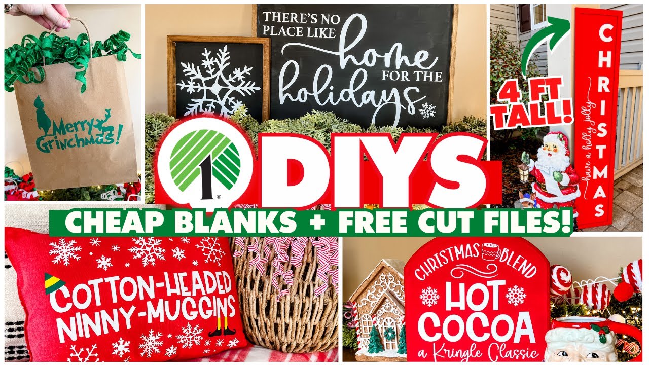 Возьмите эти ДЕШЕВЫЕ заготовки для долларовых елок, чтобы сделать УДИВИТЕЛЬНЫЕ бюджетные рождеств...