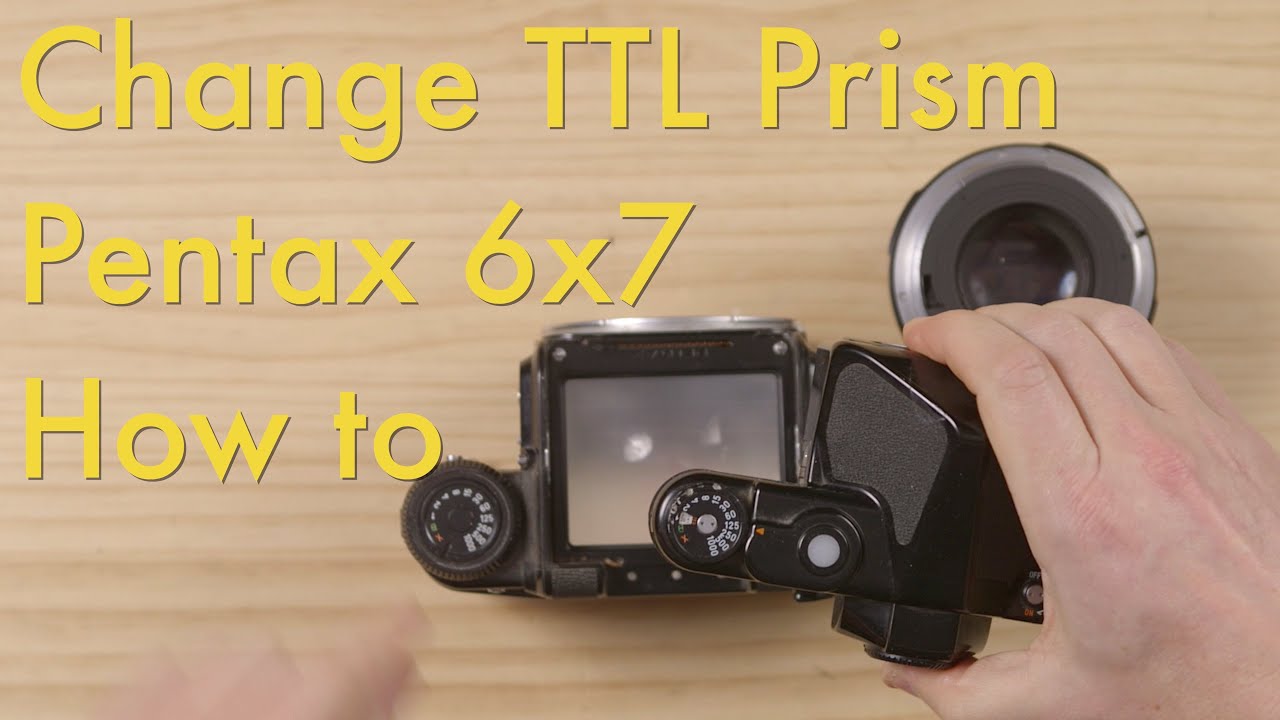 Как заменить TTL-призму на Pentax 6x7 || Как