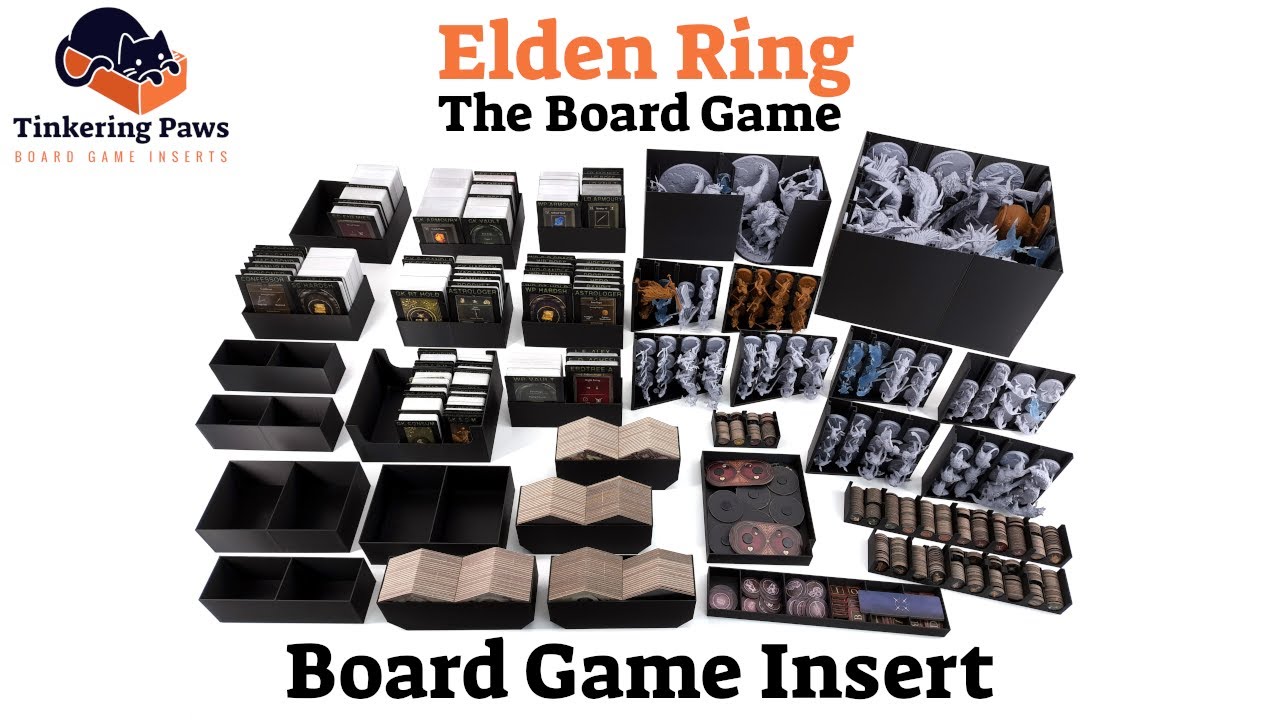 Elden Ring - Board Game Insert / Organizer - By Tinkering Paws