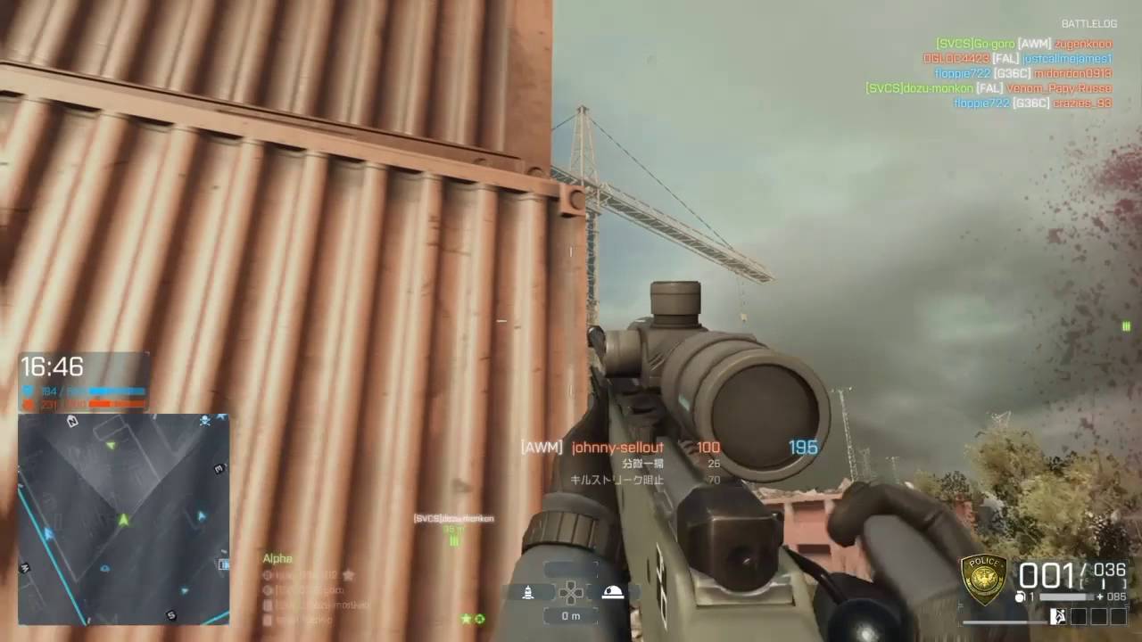 BFH　スナイパーキル数世界一位キル集