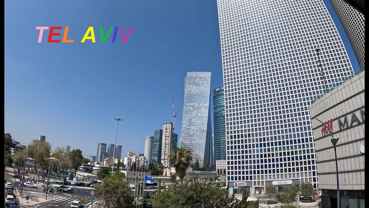 Tel Aviv Center walking tour. Iconic Dizengoff Center, Rothschild Boulevard, Montefiore st' & more