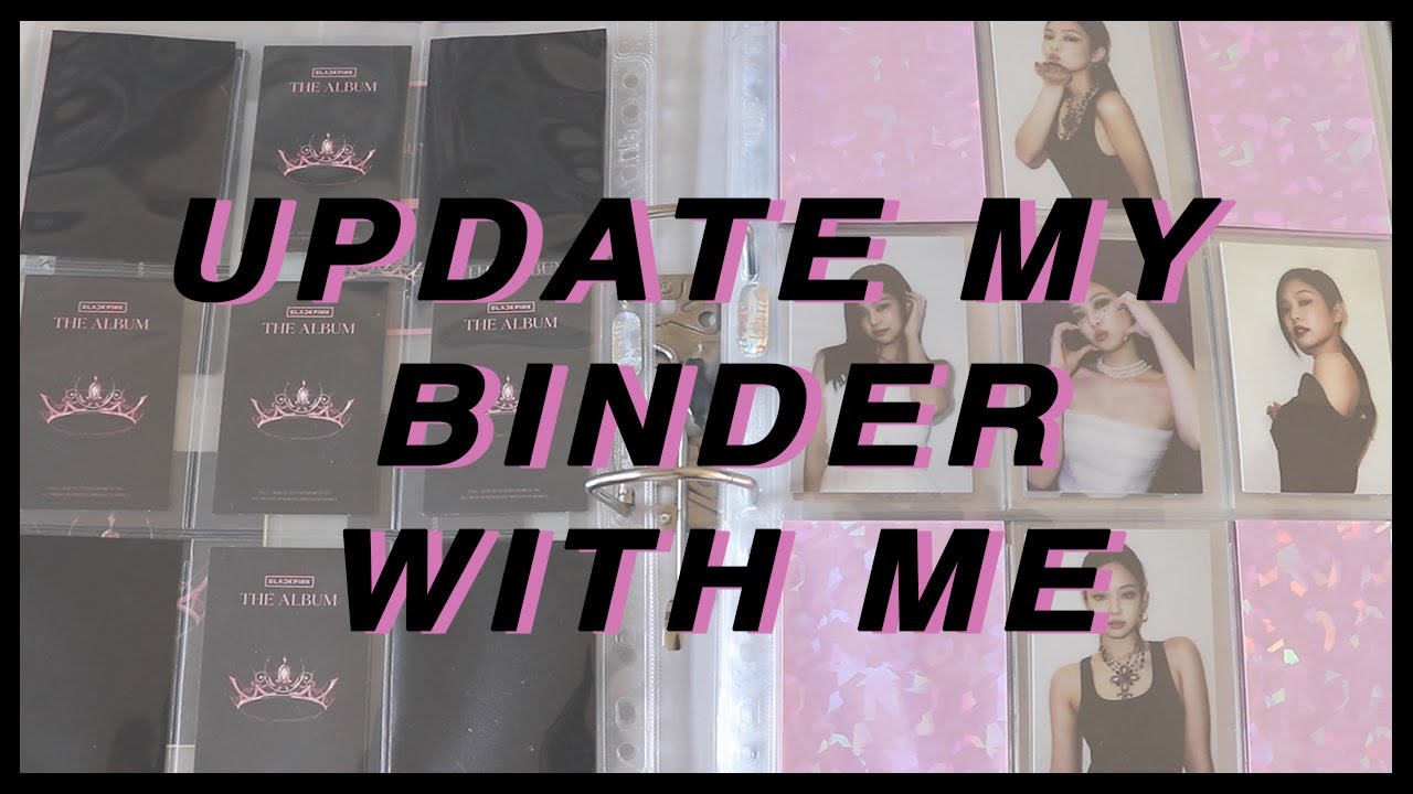 Update My Blackpink Binder With Me (completing the album pcs)