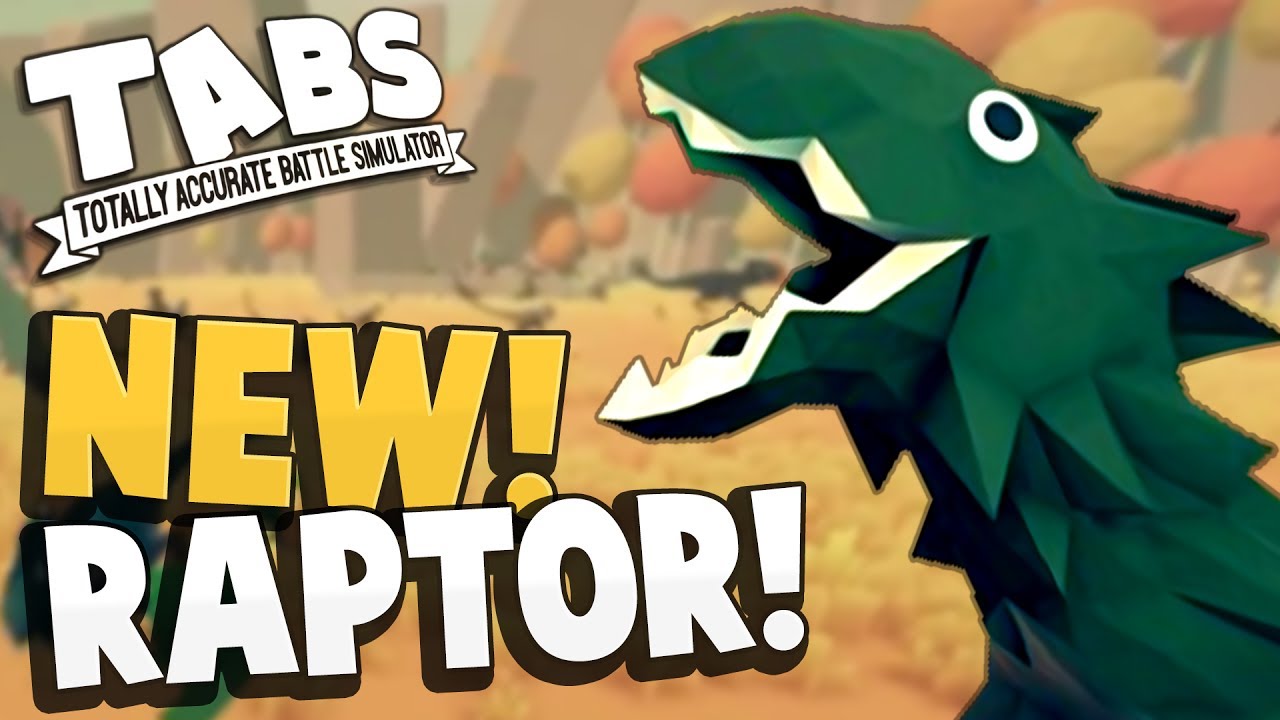 TABS - RAPTORS! NEW DINOSAUR FACTION! Dinosaur Units - Totally Accurate Battle Simulator Updates