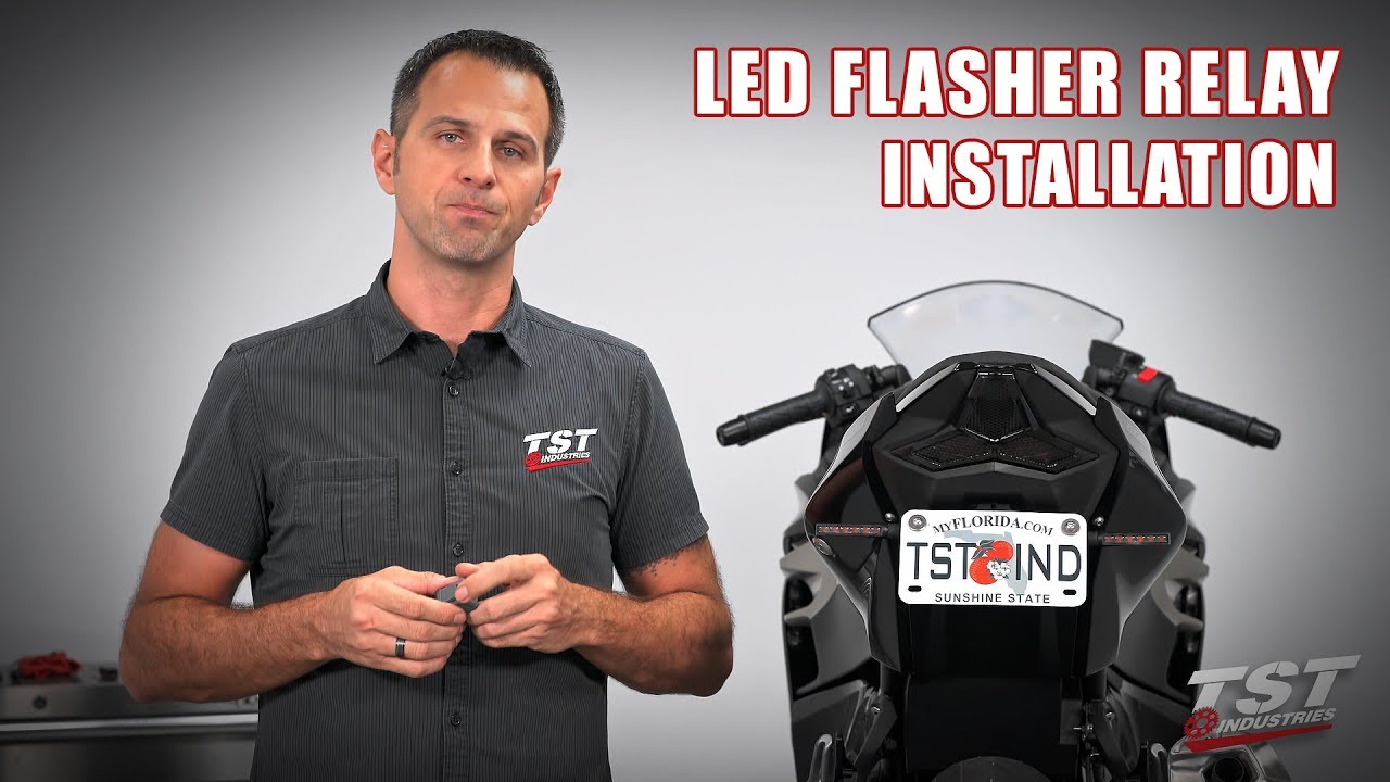 How to install an LED Flasher Relay on a 2018 Kawasaki Ninja 400 by TST Industries
