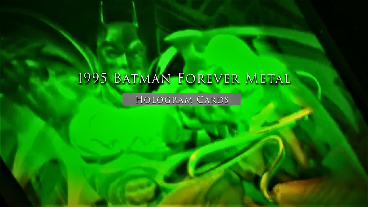 1995 Batman Forever Metal: Hologram Cards