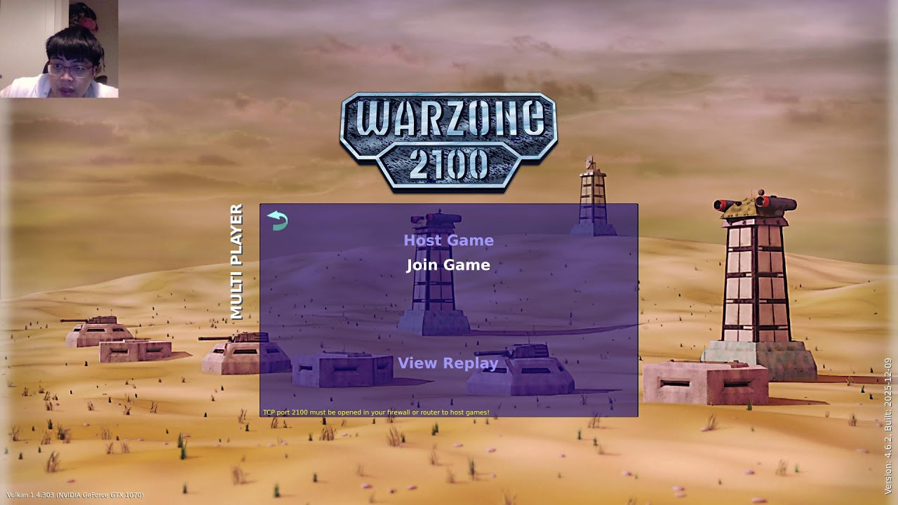 Playing Warzone 2100 - Multiplayer
