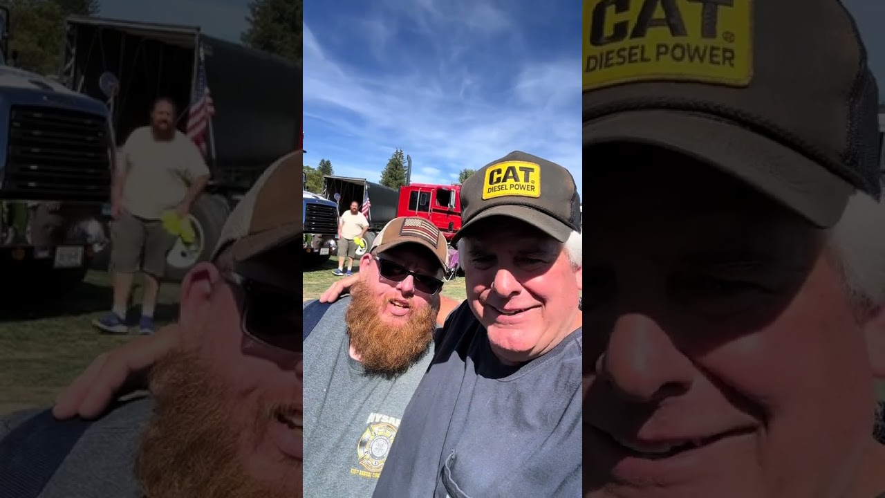 Truck Show Part 1#truckertok #farmtok #ytshorts #owneroperatorlife #ny