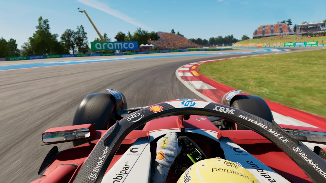 Chill lap around Circuit de Barcelona-Catalunya (Spain) on an SF-25
