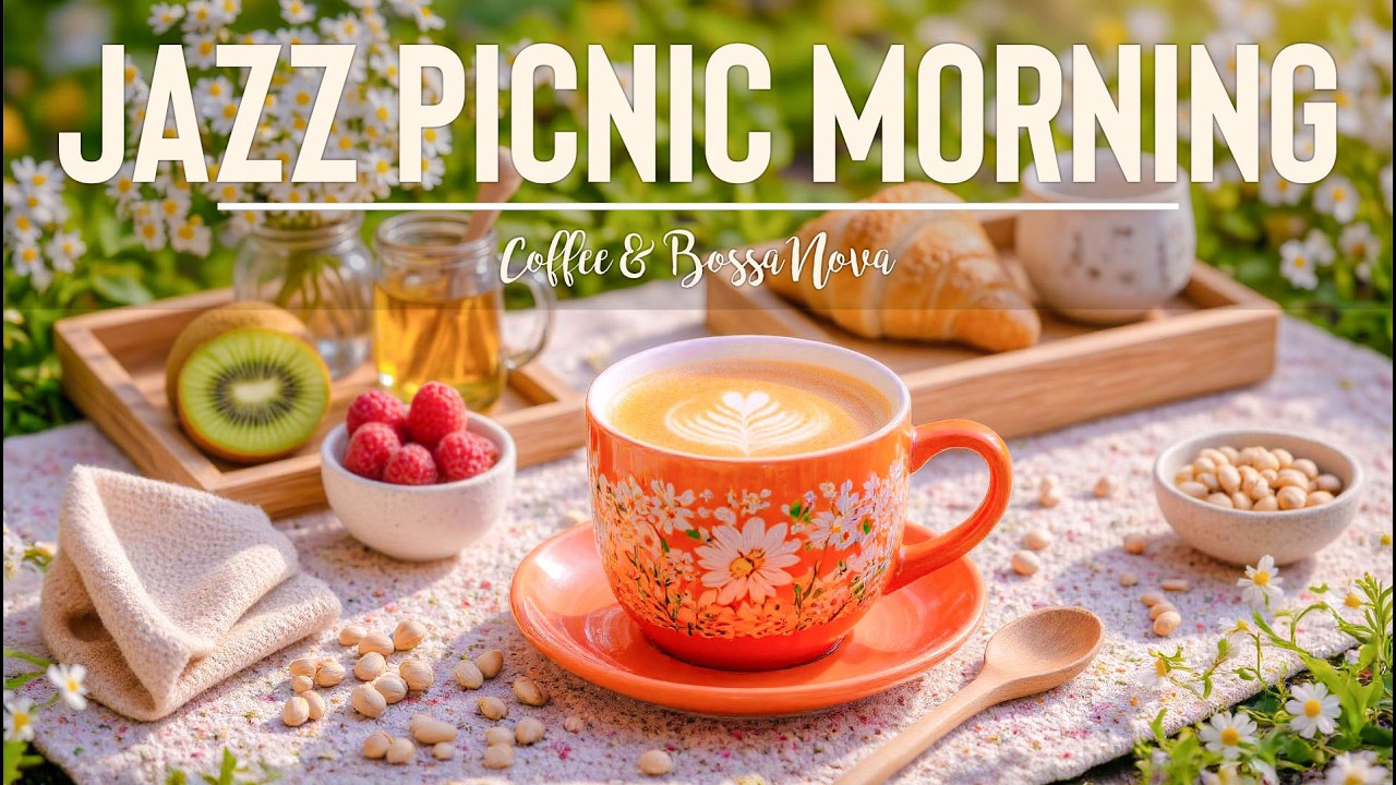 March Jazz Picnic ☕ Smooth Coffee Jazz & Bossa Nova for Positive Energy