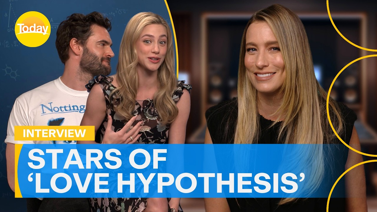 'The Love Hypothesis' comes to life with Lili Reinhart and Tom Bateman | Today Show Australia