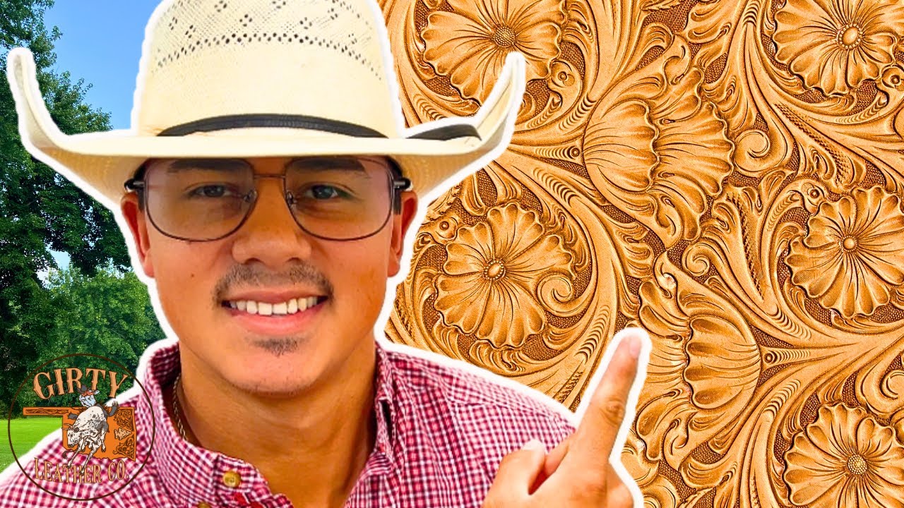 Watch Me Create a Western Floral Design in Leather
