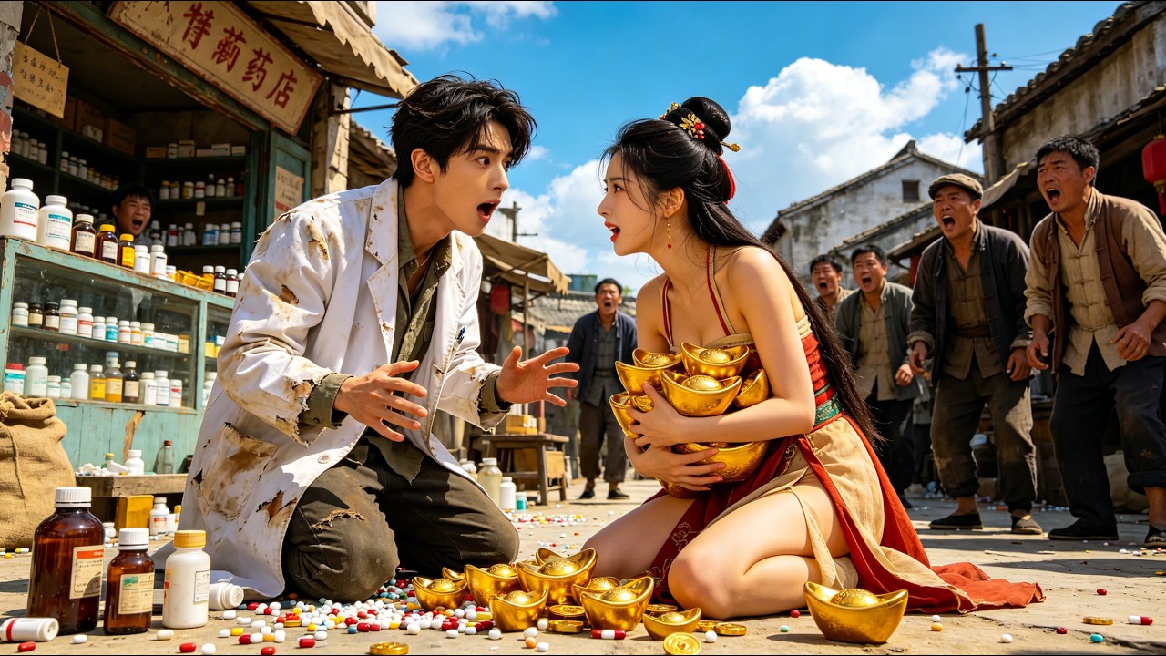 ⚡神筆一畫！電棍、糧食、泡麵全有，皇帝求術，宴召金龍！💧💧💧#短剧 #drama #精彩影视 #movie #影视聚焦 #chinesedrama #anime #影視解説 #搞笑 #穿越
