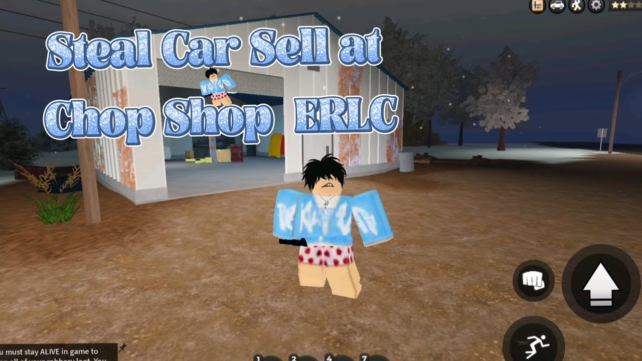 Tutorial how to steal a car and sell it in Emergency Response Liberty county (ERLC) ROBLOX
