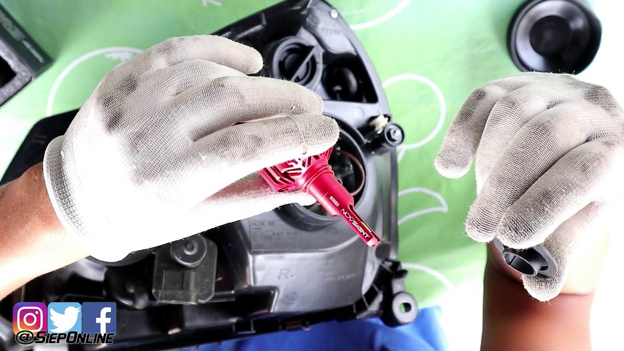 Renault Clio 2 2003 Project - Change H7 bulb to LED in a NON-ORIGINAL Headlight |SIEPONLINE|