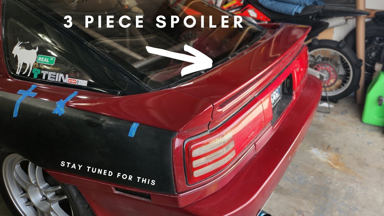 Mk3 Toyota Supra 3 piece spoiler install